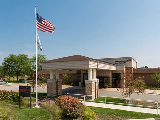 Reed City Hospital Main Entrance