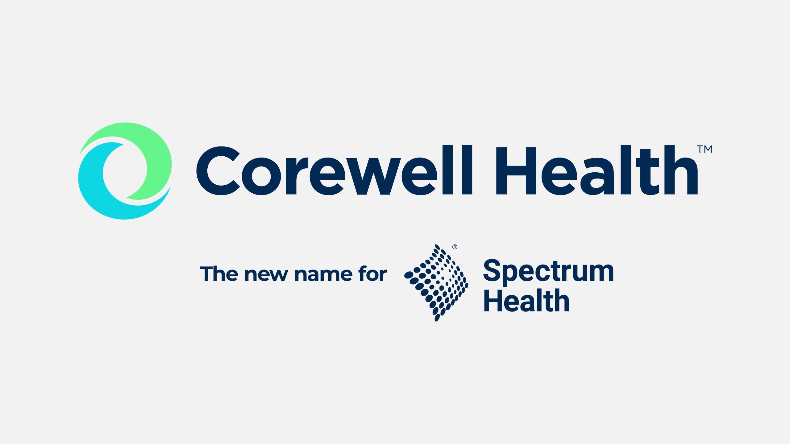 Corewell Health the new name for Spectrum Health